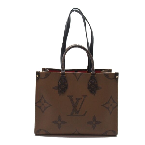 2100301126633 7 LOUIS VUITTON On the Go MM Tote Bag Monogram Giant Brown