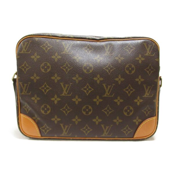 2100301127999 3 LOUIS VUITTON Nile Shoulder Bag Monogram Bag Brown