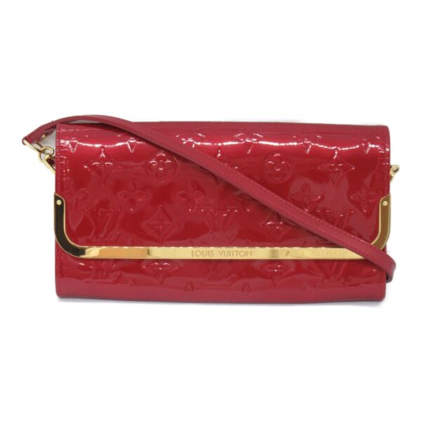 2100301128675 4 LOUIS VUITTON Rossmore MM Shoulder Bag Vernis Bag Red