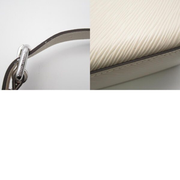 2100301132207 13c Louis Vuitton Marelle Epi Shoulder Bag White