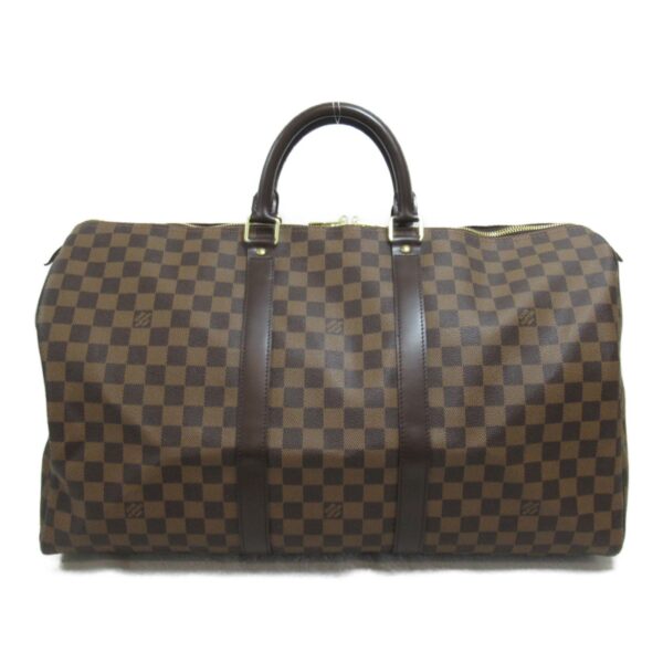 2100301140554 2 Louis Vuitton Keepall 50 Bag Monogram Brown