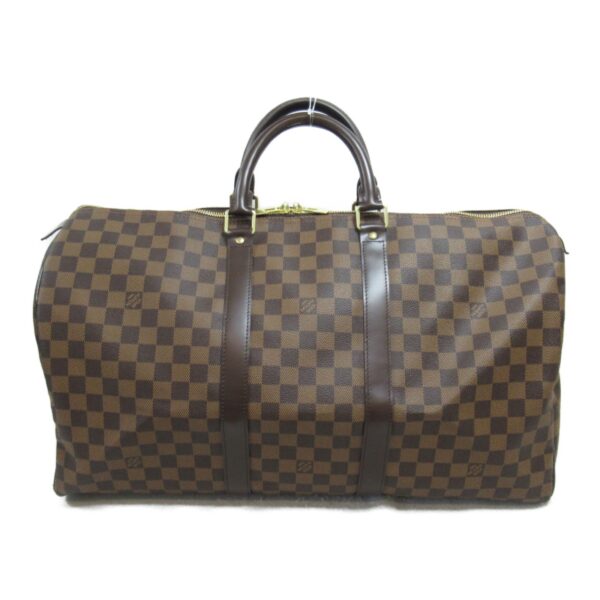 2100301140554 3 Louis Vuitton Keepall 50 Bag Monogram Brown