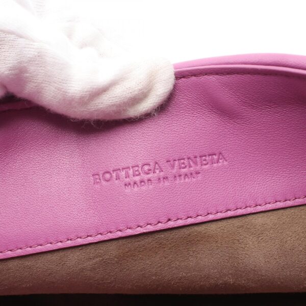 2100301144194 4 Bottega Veneta Intrecciato Leather Shoulder Bag Pink