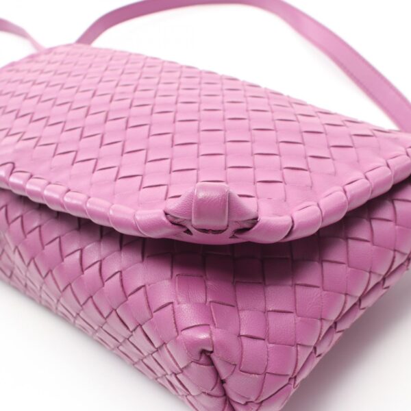 2100301144194 5 Bottega Veneta Intrecciato Leather Shoulder Bag Pink