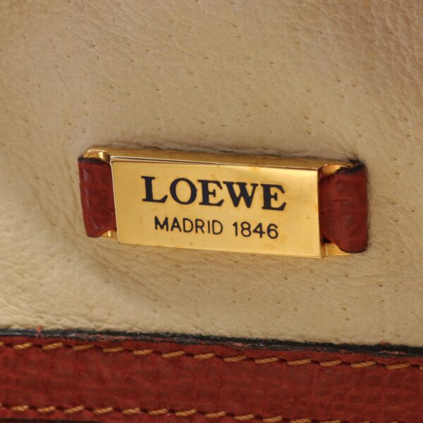 2100301149038 4 Loewe Leather Shoulder Bag Bordeaux