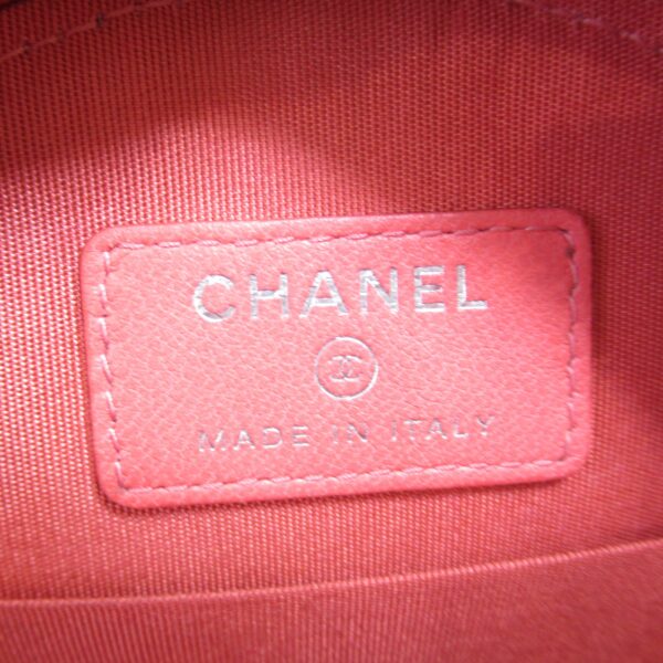 2101217333856 9 CHANEL Chain Shoulder Bag Leather Red Pink