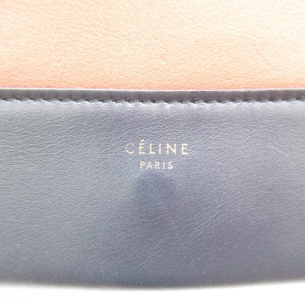 2101217364836 8 Celine Leather Shoulder Bag Red Navy