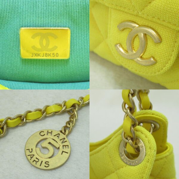 2101217368797 11c CHANEL Chain Shoulder Bag Yellow