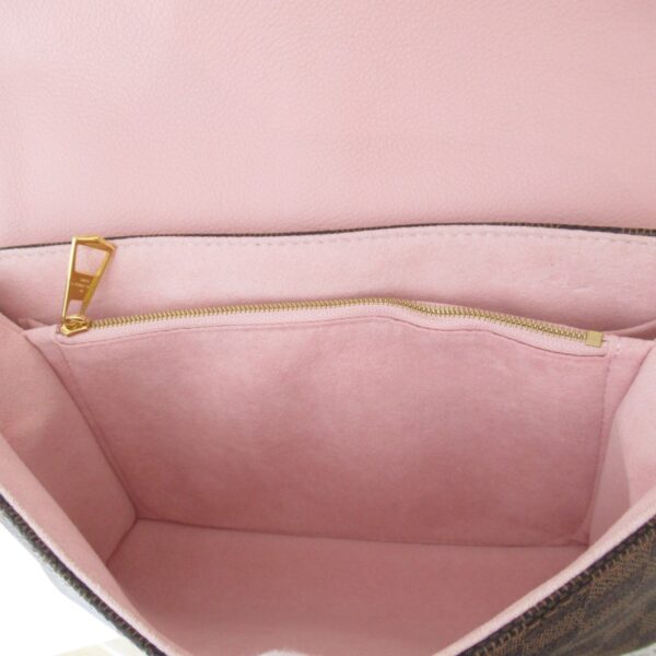 2101217375580 10 Louis Vuitton Clapton Shoulder Bag Damier Pink