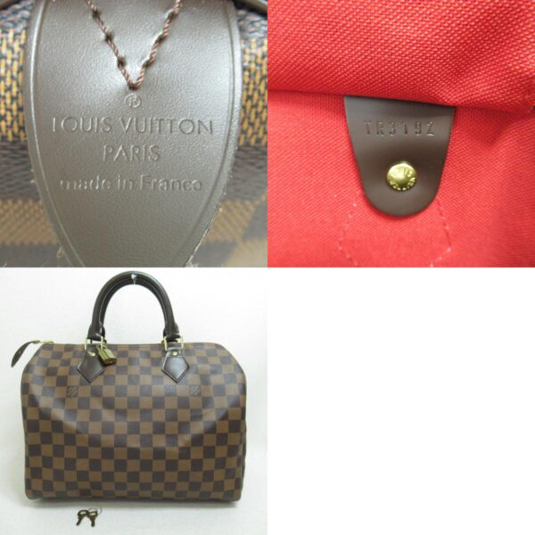 2101217417594 12c Louis Vuitton Speedy 30 Handbag Damier Brown