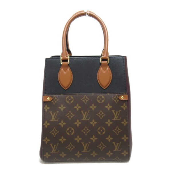 2101217421584 2 Louis Vuitton Fold Tote MM 2way Shoulder Bag Monogram Brown