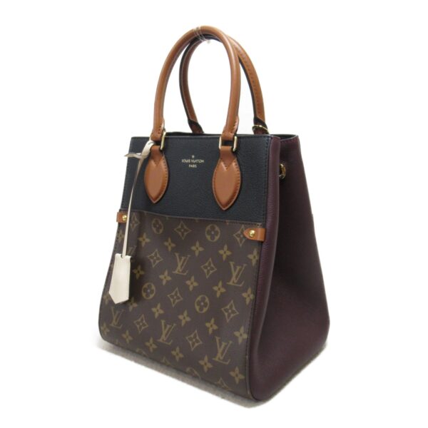 2101217421584 3 Louis Vuitton Fold Tote MM 2way Shoulder Bag Monogram Brown