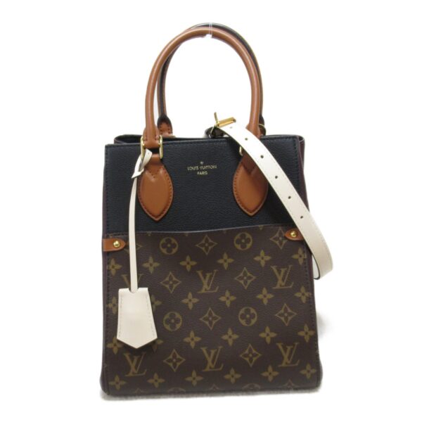 2101217421584 8 Louis Vuitton Fold Tote MM 2way Shoulder Bag Monogram Brown