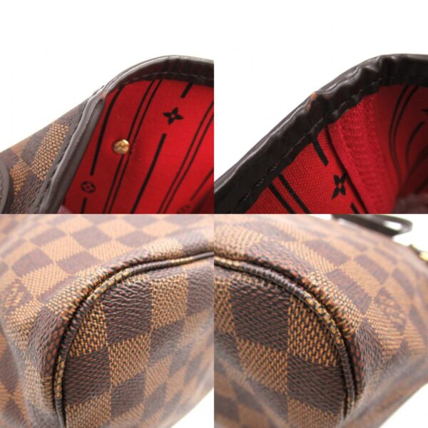 2101217437660 10c Louis Vuitton Neverfull MM Tote Bag Damier Brown