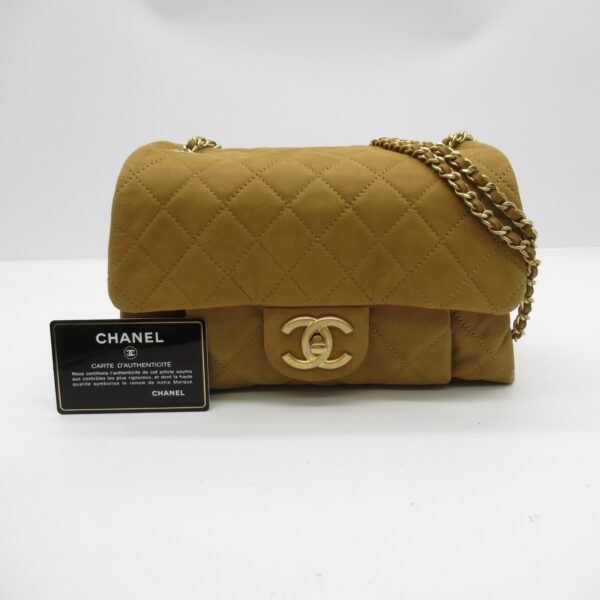 2101217448406 9 CHANEL Matelasse Chain Shoulder Bag Leather Brown