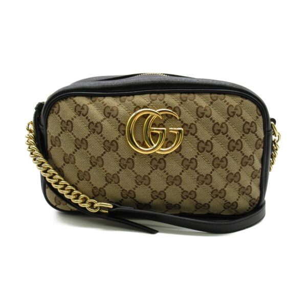 2101217472838 1 Gucci Gg Shoulder Bag Beige Black