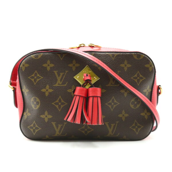 2101217520614 1 Louis Vuitton Saintonge 2way Shoulder Bag Monogram Red