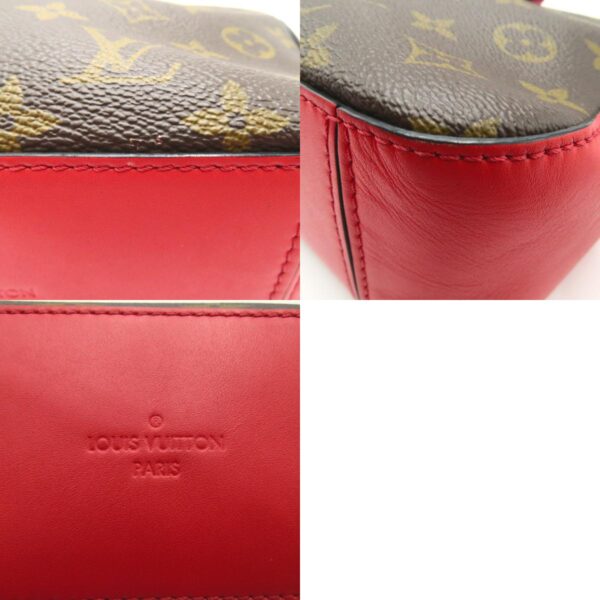 2101217520614 10c Louis Vuitton Saintonge 2way Shoulder Bag Monogram Red