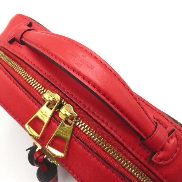 2101217520614 6 Louis Vuitton Saintonge 2way Shoulder Bag Monogram Red