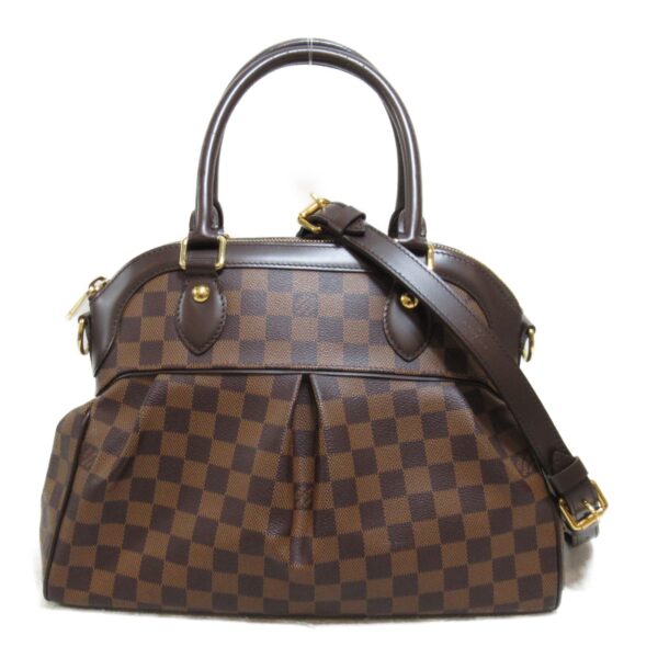 2101217521024 2 Louis Vuitton Trevi PM 2way Shoulder Bag Damier Brown