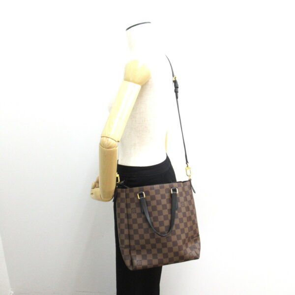 2101217521130 5 Louis Vuitton Belmont NV BB Tote Bag Damier Brown