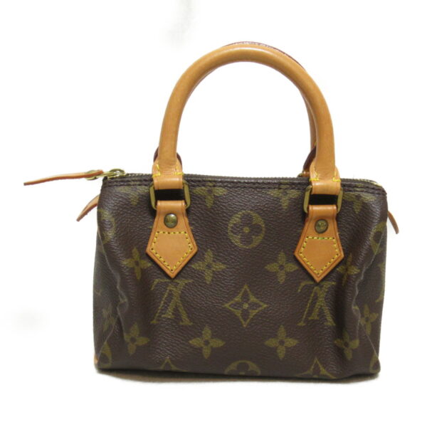 2101217529693 3 Louis Vuitton Mini Speedy Handbag Monogram Brown