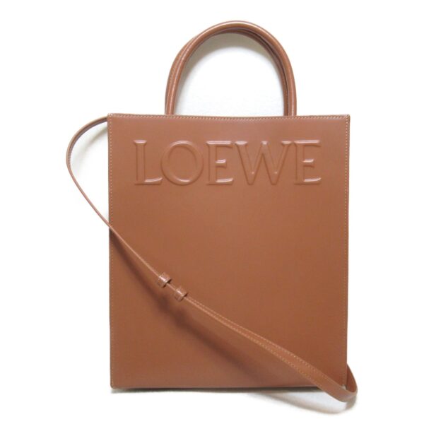 2101217531740 1 Loewe Leather Tote Bag Brown