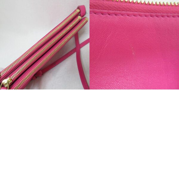 2101217533614 9c Celine Trio Leather Shoulder Bag Pink