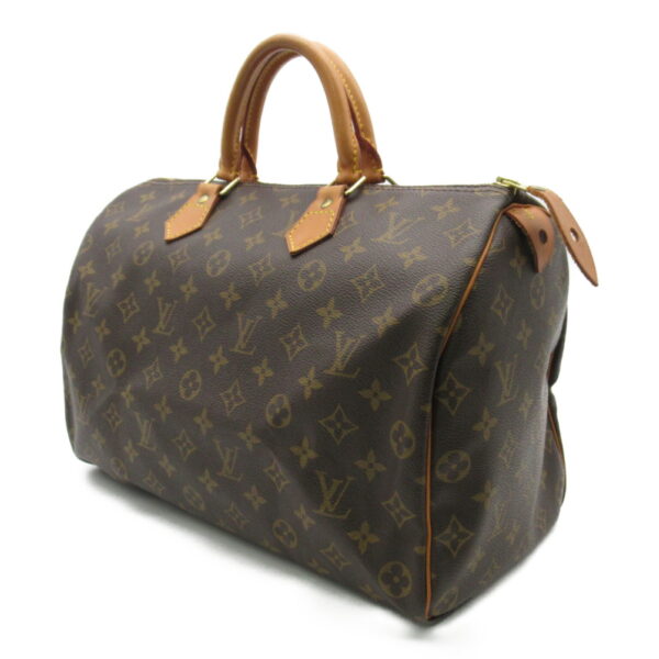 2101217534574 2 Louis Vuitton Speedy 35 Handbag Monogram Brown