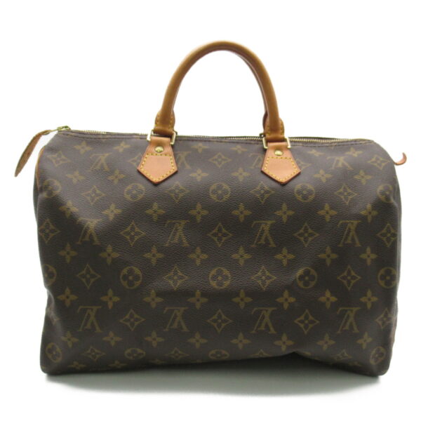 2101217534574 3 Louis Vuitton Speedy 35 Handbag Monogram Brown