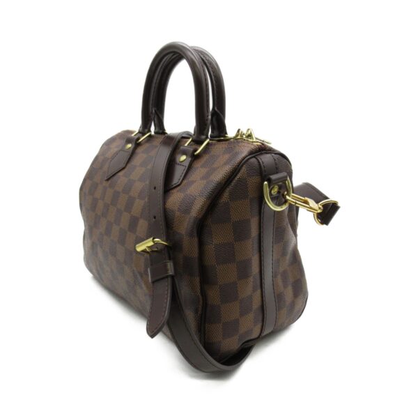 2101217536530 2 Louis Vuitton Speedy Bandouliere 25 2way Shoulder Bag Damier Brown