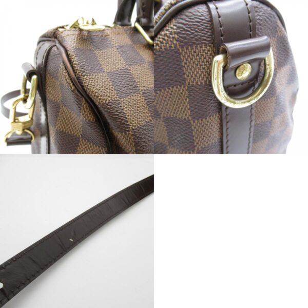 2101217536530 4c Louis Vuitton Speedy Bandouliere 25 2way Shoulder Bag Damier Brown