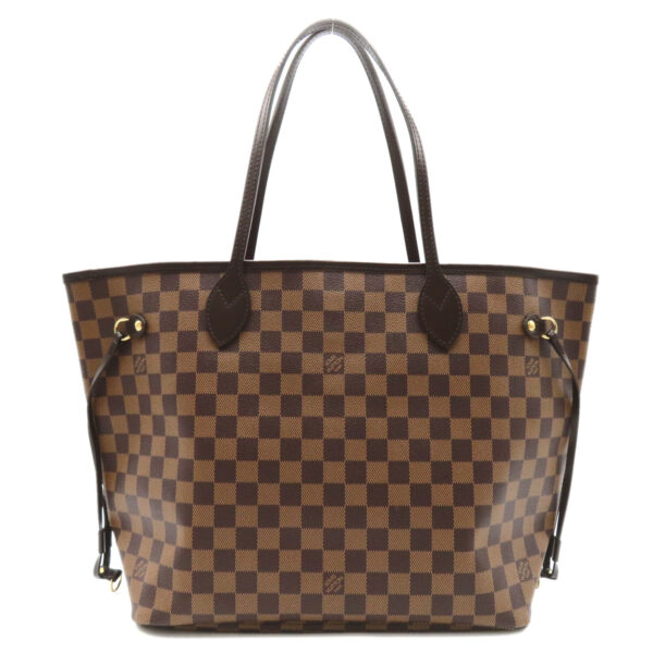 2101217536554 1 Louis Vuitton Neverfull MM Tote Bag Damier Brown