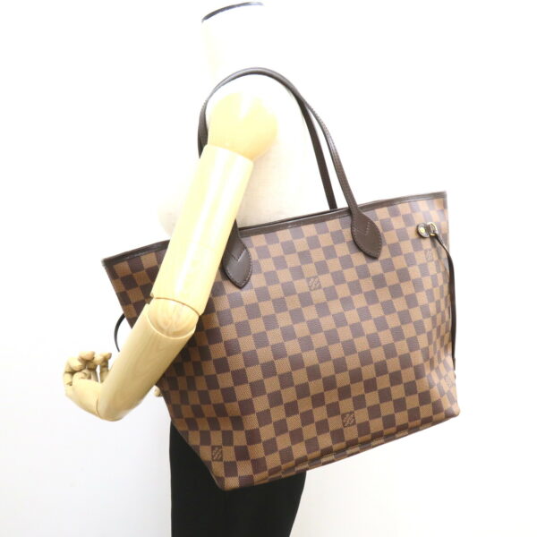 2101217536554 5 Louis Vuitton Neverfull MM Tote Bag Damier Brown