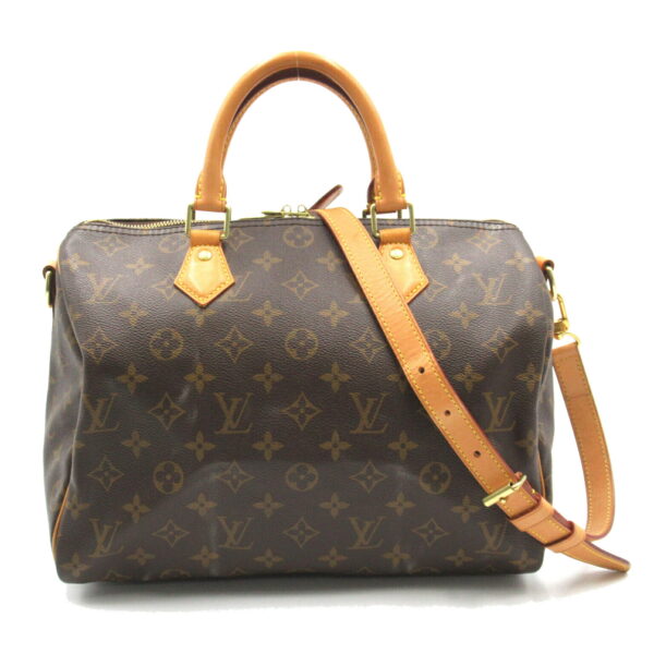 2101217537308 1 Louis Vuitton Speedy Bandouliere 30 2way Shoulder Bag Monogram Brown