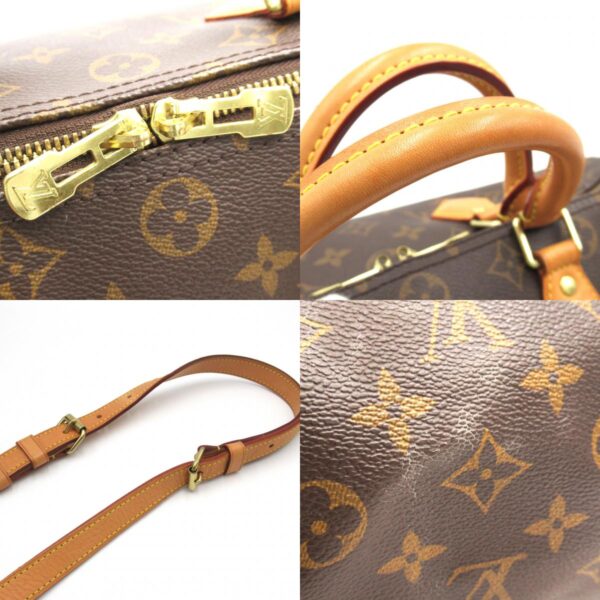 2101217537308 9c Louis Vuitton Speedy Bandouliere 30 2way Shoulder Bag Monogram Brown