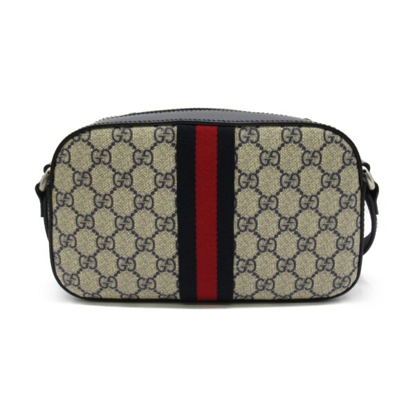 2101217538442 3 Gucci Gg Supreme Camera Shoulder Bag Beige Blue