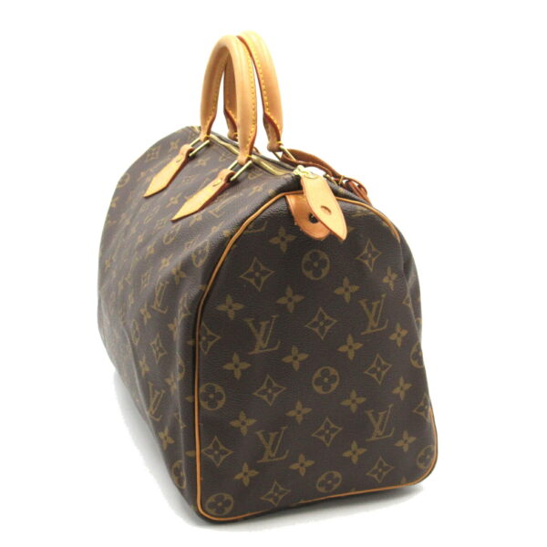 2101217540322 3 Louis Vuitton Speedy 35 Handbag Monogram Brown