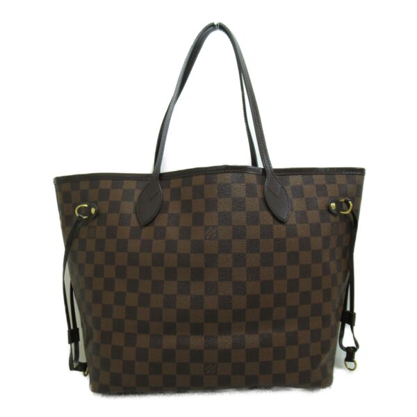 2101217540841 3 Louis Vuitton Neverfull MM Tote Bag Damier Brown