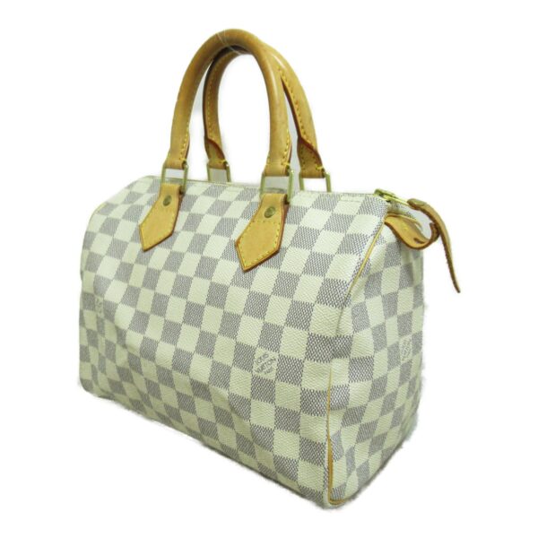 2101217551144 4 Louis Vuitton Speedy 25 Handbag Damier Azur Ivory