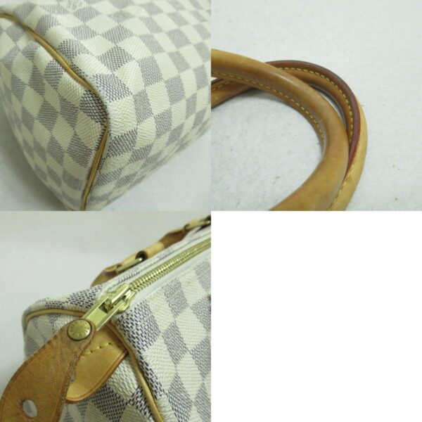 2101217551144 8c Louis Vuitton Speedy 25 Handbag Damier Azur Ivory