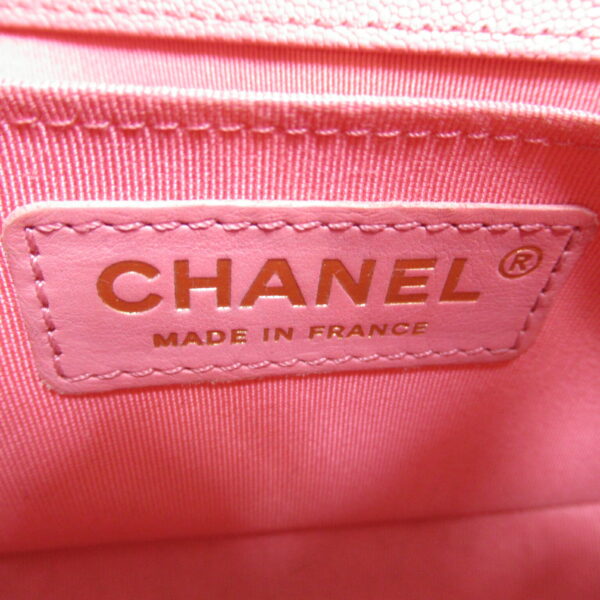 2101217569620 6 CHANEL Boy Chanel Chain Shoulder Bag Caviar Skin Pink