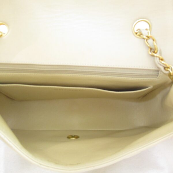 2101217571647 11 CHANEL Diana Flap Matelasse Chain Shoulder Bag Lambskin Beige