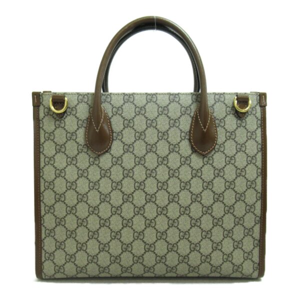 2101217571708 5 Gucci Interlocking Gg Supreme Handbag Brown Beige