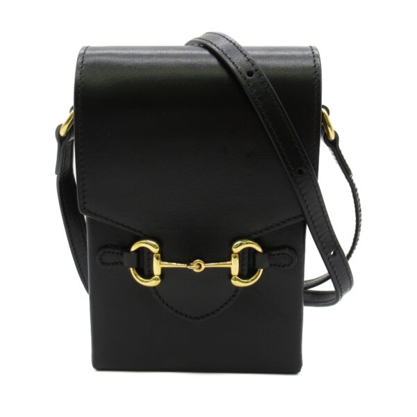 2101217583466 1 Gucci Horsebit 1955 Mini Shoulder Bag Black