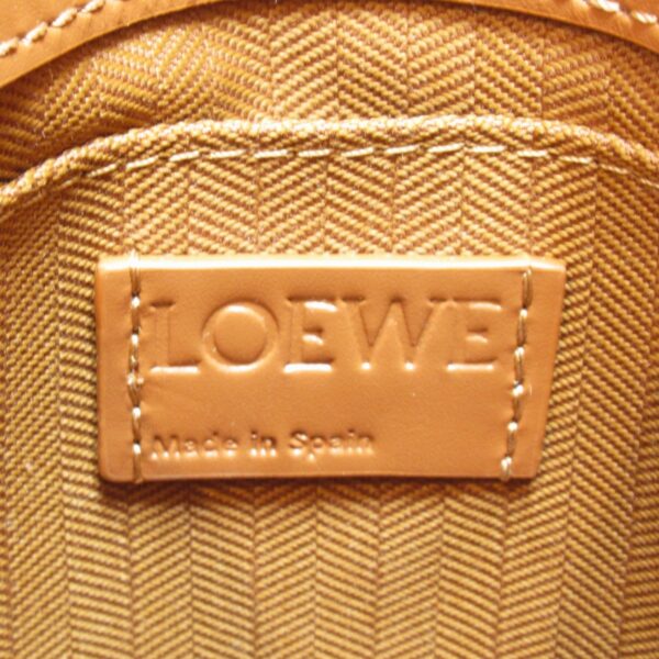 2101217609005 10 Loewe 2Way Leather Shoulder Bag Brown Tan