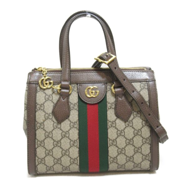 2101217616294 2 Gucci 2Way Shoulder Bag Beige Brown