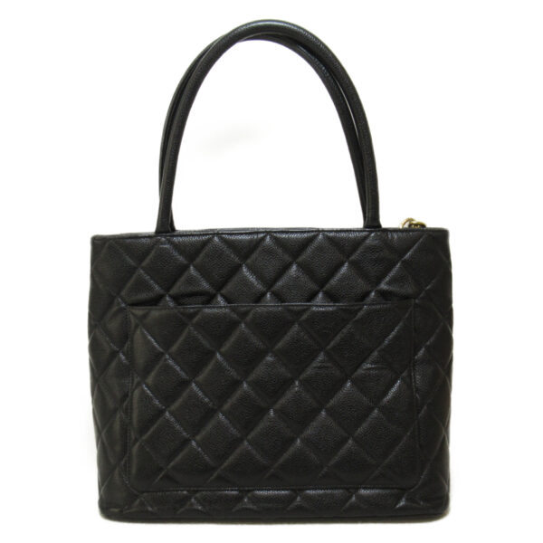 2101217620314 2 CHANEL Reprint Tote Bag Caviar Skin Black