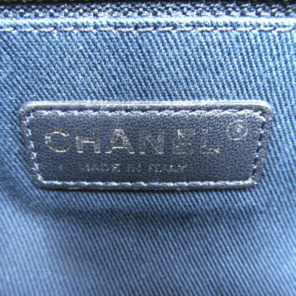 2101217621434 8 CHANEL 2way Tote Bag Denim Navy