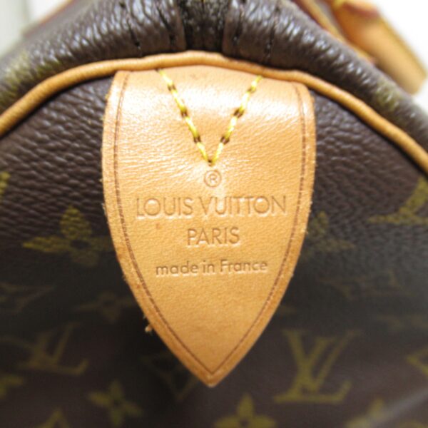 2101217621816 10 Louis Vuitton Speedy 35 Handbag Monogram Brown